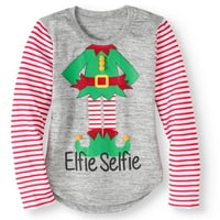 Elfie Selfie Božićni Džemper Za Djevojčice