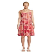 Beachlunchlounge ženska Patchwork haljina u više nivoa, veličine s-XXL