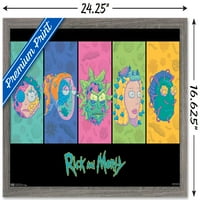 Rick i Morty - Lica zidnog postera, 14.725 22.375