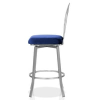 Namještaj Amerike Harper metalna stolica-Set od 2, mornarica, 29-in