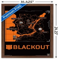 Call of Duty: Black Ops - Blackout Map Zidni poster, 14.725 22.375