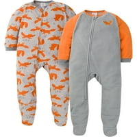 Gerber Baby & Toddler Boys Mikroflis Pokrivač Spavač Pidžama