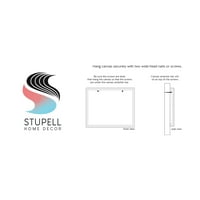 Stupell Industries Sretan Božić losa Laurel grafička Umjetnička galerija zamotano platno print Wall Art,