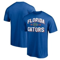 Muška fanatika brendirana Royal Florida Gators trčanje Start T-Shirt