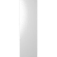 Ekena Millwork 18 W 78 H True Fit PVC horizontalna letvica uokvirena u modernom stilu fiksne roletne, bijele