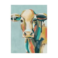 Zaštitni znak likovne umjetnosti 'šarene krave I' platnena Umjetnost Grace Popp
