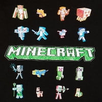 Grafička Majica Minecraft Boys Creepers, 2 Pakovanja, Veličine 4-18