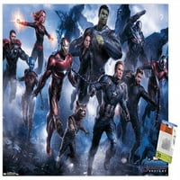 Marvel Cinemat univerzum - osvetnici - Endgame - legendarni zidni poster sa push igle, 22.375 34