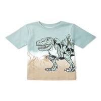 Garanimals grafička majica sa kratkim rukavima za bebe i mališane, veličine 12m-5T