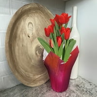 Expert Gardener Tulip Pink Dvostruke Boje, Žive, Zatvorene Biljke, Svijetle, Indirektne Sunčeve Svjetlosti
